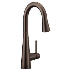 Sleek One-Handle Pulldown Bar Faucet