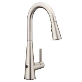 Sleek MotionSense Wave One-Handle Pulldown Touchless Kitchen Faucet