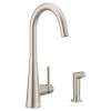 Sleek Chrome One-Handle Kitchen Faucet, 7870SRS