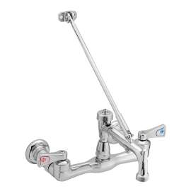 M-DURA Chrome two-handle service sink faucet