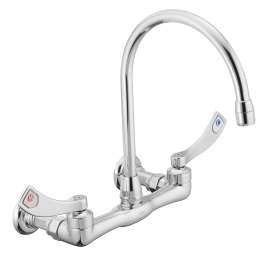 M-DURA Chrome two-handle utility faucet