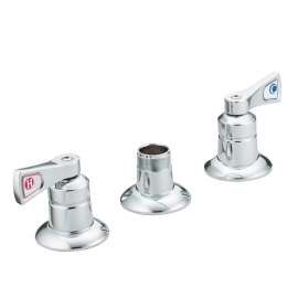M-DURA Chrome two-handle kitchen faucet