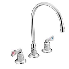 M-DURA Chrome two-handle kitchen faucet
