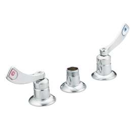 M-DURA Chrome two-handle kitchen faucet