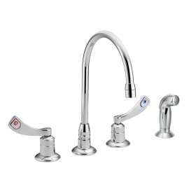 M-DURA Chrome two-handle kitchen faucet