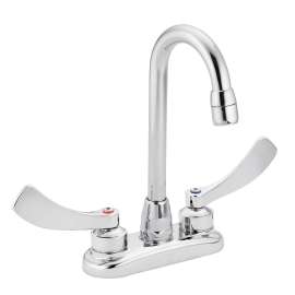 M-DURA Chrome two-handle lavatory faucet