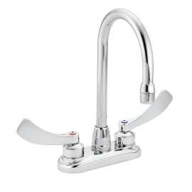 M-DURA Chrome two-handle lavatory faucet