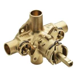 Commercial 1/2" CC connection with integral stops