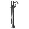 Belfield Chrome one-handle tub filler includes hand shower