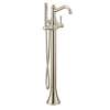 Belfield Chrome one-handle tub filler includes hand shower