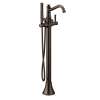 Belfield Chrome one-handle tub filler includes hand shower