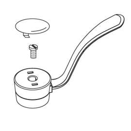 Commercial Lever Handle Kit, One-Handle Kitchen, 4", 93380