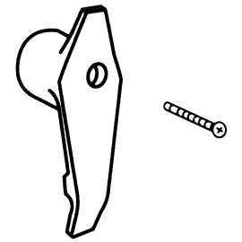 Commercial Easy Grip Handle Kit, One-Handle Tub/Shower,Vandal Proof, 93426