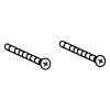 Commercial Escutcheon Screws,Torx For Posi-Temp and Moentrol One-Handle Tub/Showers