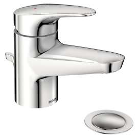 Commercial Chrome one-handle lavatory faucet