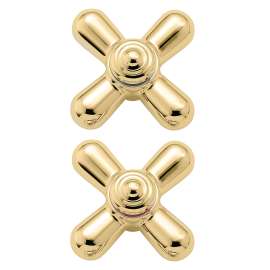Monticello Polished brass Replacement Handle Knob Insert, 97447