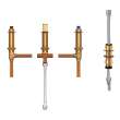 M-pact Roman Tub With Diverter Adjustable 1/2" Cc Connection