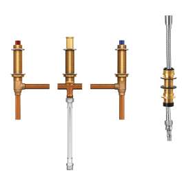 M-pact Roman Tub With Diverter Adjustable 1/2" Cc Connection