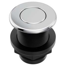 chrome disposal air switch button, AS-4201-CH