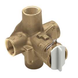 Includes bulk pack Posi-Temp(R) 1/2" IPS connection pressure balancing, FP62300