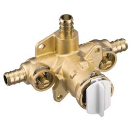 Includes bulk pack Posi-Temp(R) 1/2" crimp ring PEX connection pressure balancing, FP62326PF