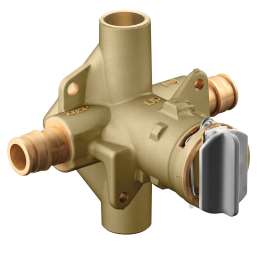 Includes bulk pack Posi-Temp(R) 1/2" Cold Expansion PEX inlets/CC outlets connection pressure balancing, FP62365