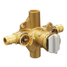 Includes bulk pack Posi-Temp(R) 1/2" Cold Expansion PEX inlets/CC outlets connection pressure balancing, FP62385