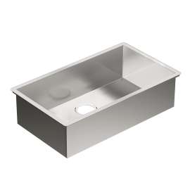 31x18 stainless steel 18 gauge single bowl sink, G18180