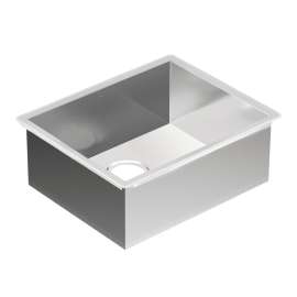 22"x18" stainless steel 18 gauge single bowl sink, G18185