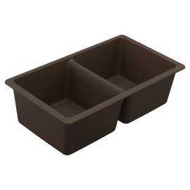 Granite Series 33 x 18.5 x 9.5 double bowl sink, GGM4012B