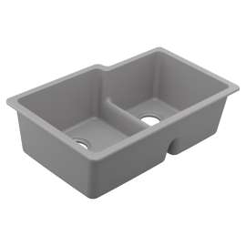 Granite Series 33 x 20.5 x 9.5 double bowl sink, GGR4014B