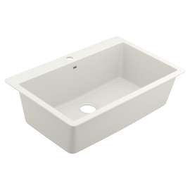 Host 33" Granite Dual Mount Single Bowl Sink