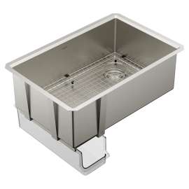 Luxe Chef™ 30” Workstation System Stainless Steel Undermount Single Bowl Sink