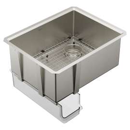 Luxe Chef™ 27” Workstation System Stainless Steel Undermount Single Bowl Sink
