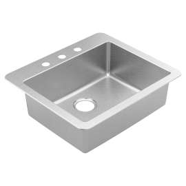 Prep 25" Stainless Steel  Drop-in Single Bowl Sink