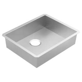22"x18" stainless steel 18 gauge single bowl sink, GS18186B