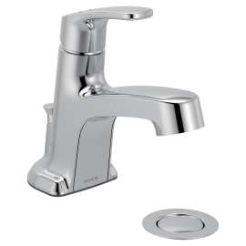 Chateau Chrome one-handle low arc bathroom faucet