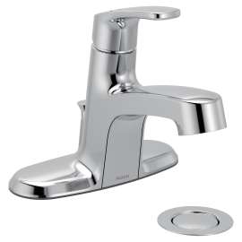 Chrome one-handle bathroom faucet, L645725