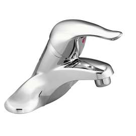 Chrome one-handle bathroom faucet, L64601