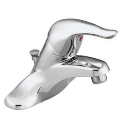 Chrome one-handle bathroom faucet, L64620