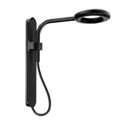 Moen Spa Shower Matte Black One-Function 7.9" Diameter Spray Head Rainshower, N207R0BL