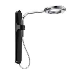 Moen Spa Shower Matte Black One-Function 7.9" Diameter Spray Head Rainshower, N207R0BLC
