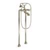 Weymouth Brushed nickel Two-Handle Tub Filler including Handheld Shower