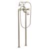 Weymouth Polished nickel two-handle tub filler includes hand shower
