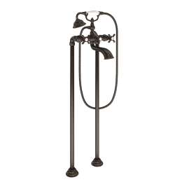 Weymouth Oil rubbed bronze Two-Handle Tub Filler including Handheld Shower, S22105ORB