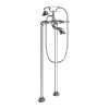 Weymouth Two-Handle Tub Filler including Handheld Shower