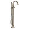 Doux Brushed nickel One-Handle Tub Filler including Handheld Shower