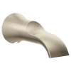 Doux Brushed nickel Non-Diverter Spout