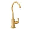 Sip Traditional Brushed gold One-Handle High Arc Beverage Faucet