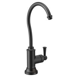 Sip Traditional Matte black One-Handle High Arc Beverage Faucet